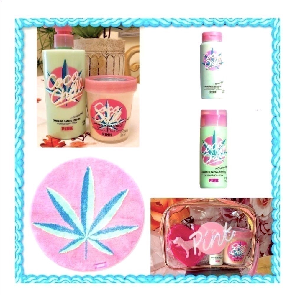 PINK Victoria’s Secret Coco Chill Body Care Bundle & Accessories.